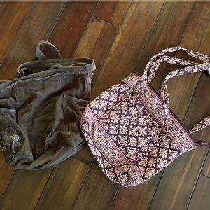 Thirty-One Brown and Patterned Shoulder Bags